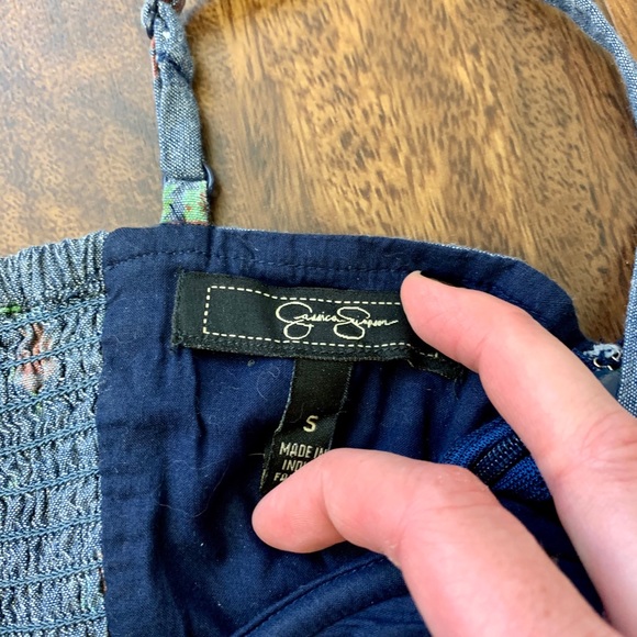 Jessica Simpson Bustier Chambray Dress - Picture 3 of 4